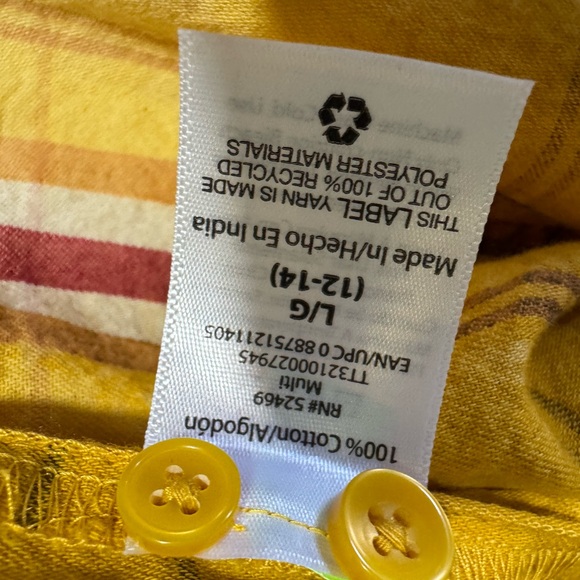 Yellow bleached flannel women's Freddy Mercury - Picture 5 of 6